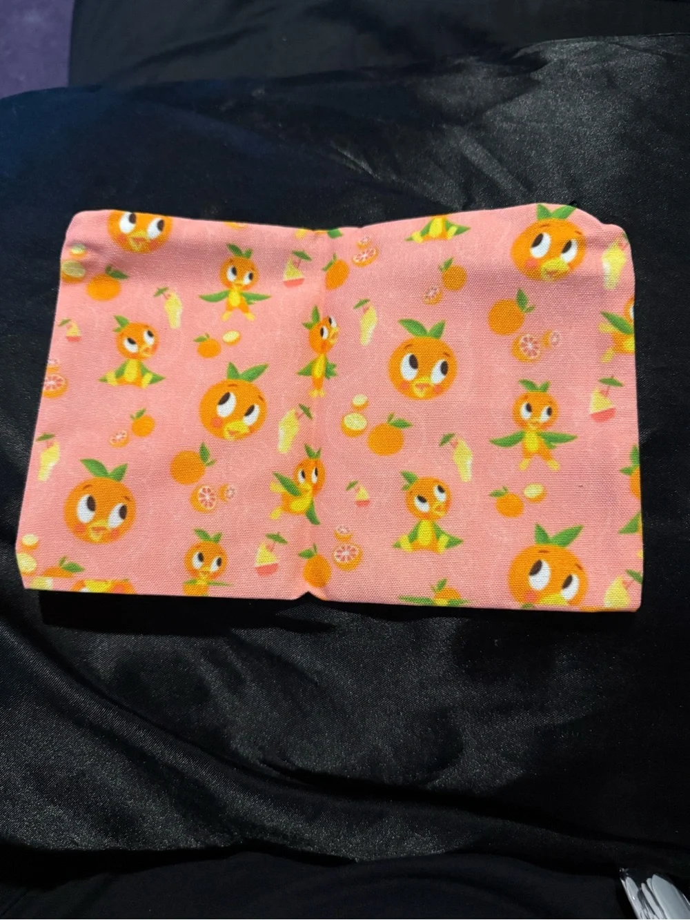 Orange Bird Makeup Bag